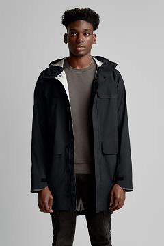 Chamarras Canada Goose Hombre México - Seawolf Chubasquero Negros OT8267931